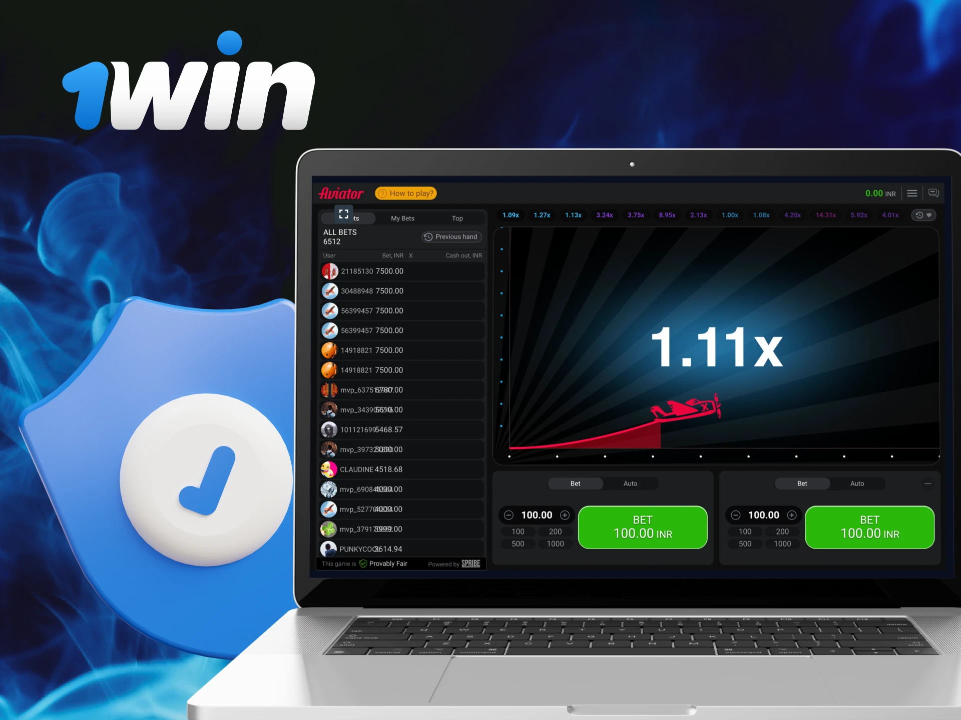 In the Aviator game at the 1win casino, success is influenced not only by luck, but also by the actions and decisions of the player; all players are on equal terms.