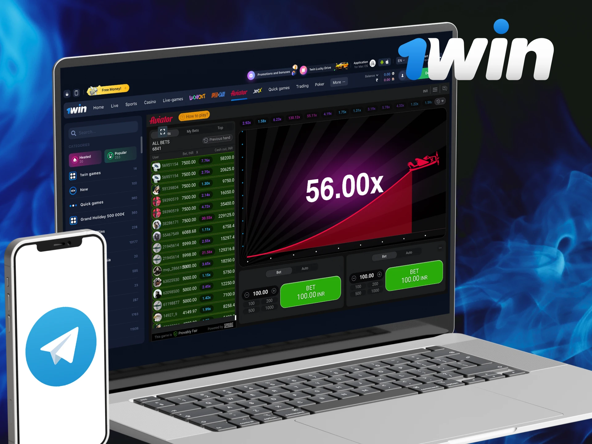 What are Free Signals in Aviator Signals in telegram for the Aviator game on the 1Win casino website.