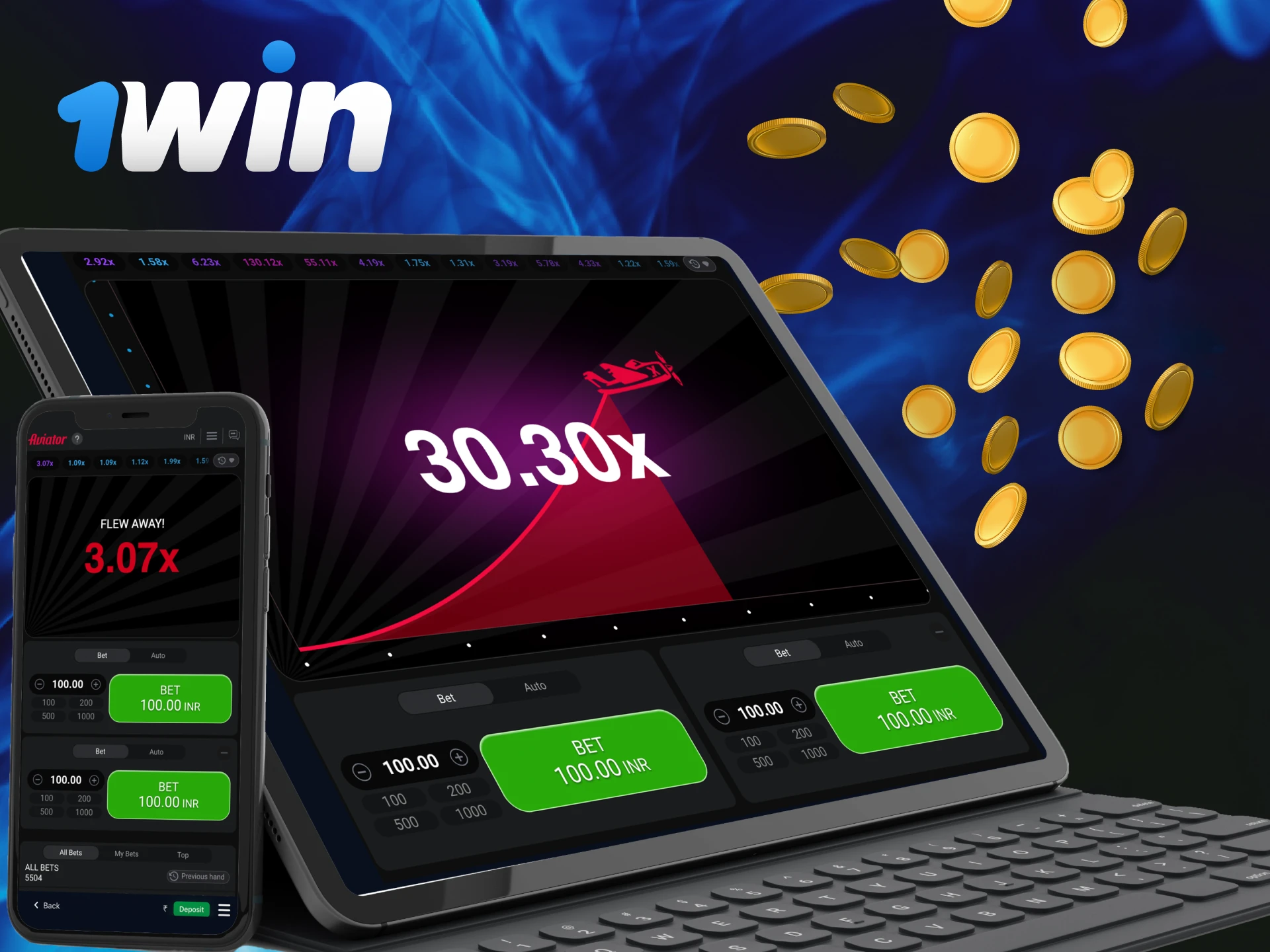 In the Aviator game at the 1Win casino, users need to follow a competent strategy and manage their budget wisely.