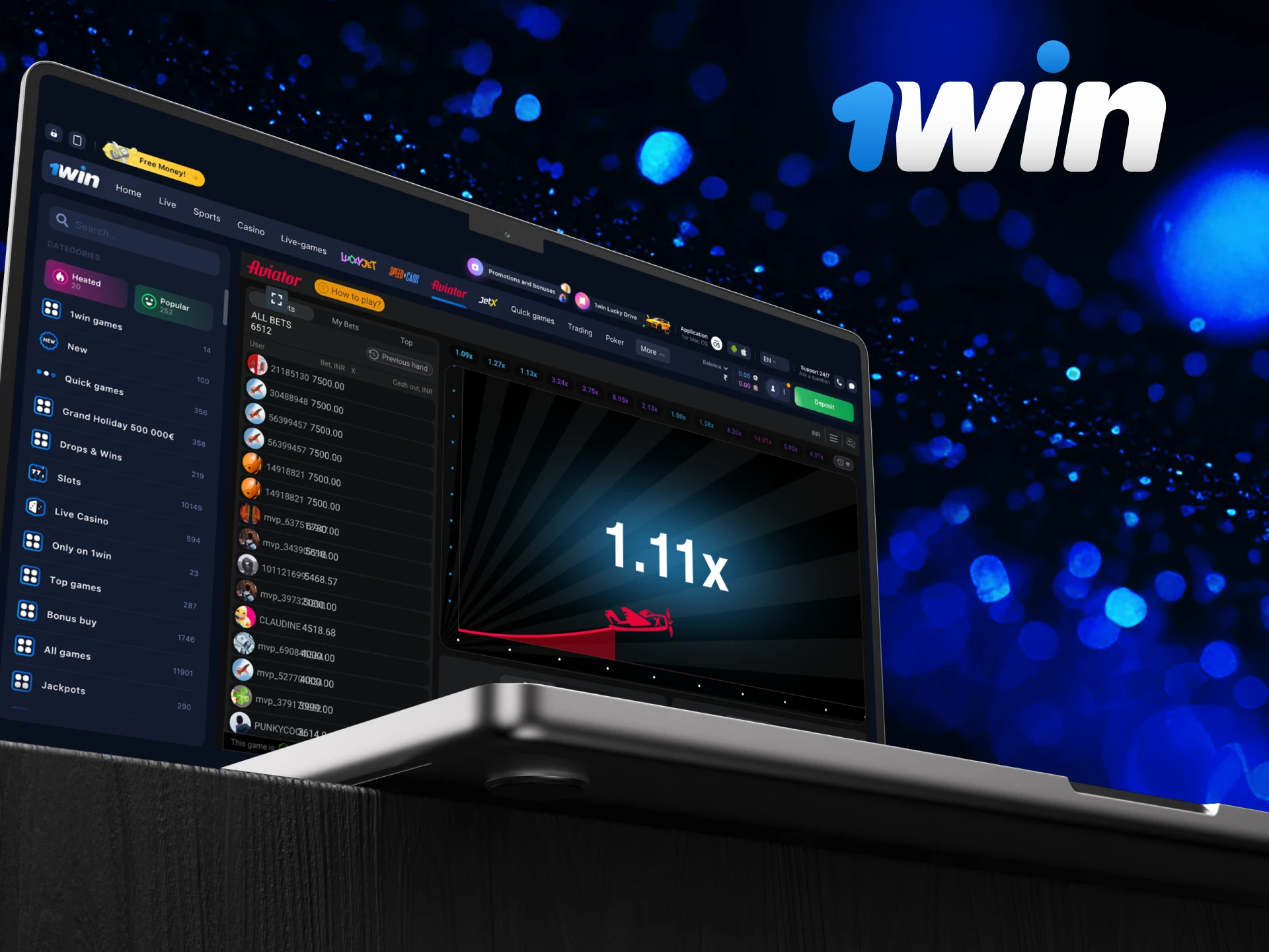 What are the principles of the algorithm in the Aviator game at 1Win casino.