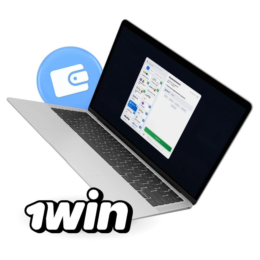 How to deposit money into your 1Win casino account.