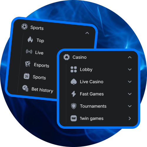 Navigate the app menu to quickly find the Aviator game at 1Win.