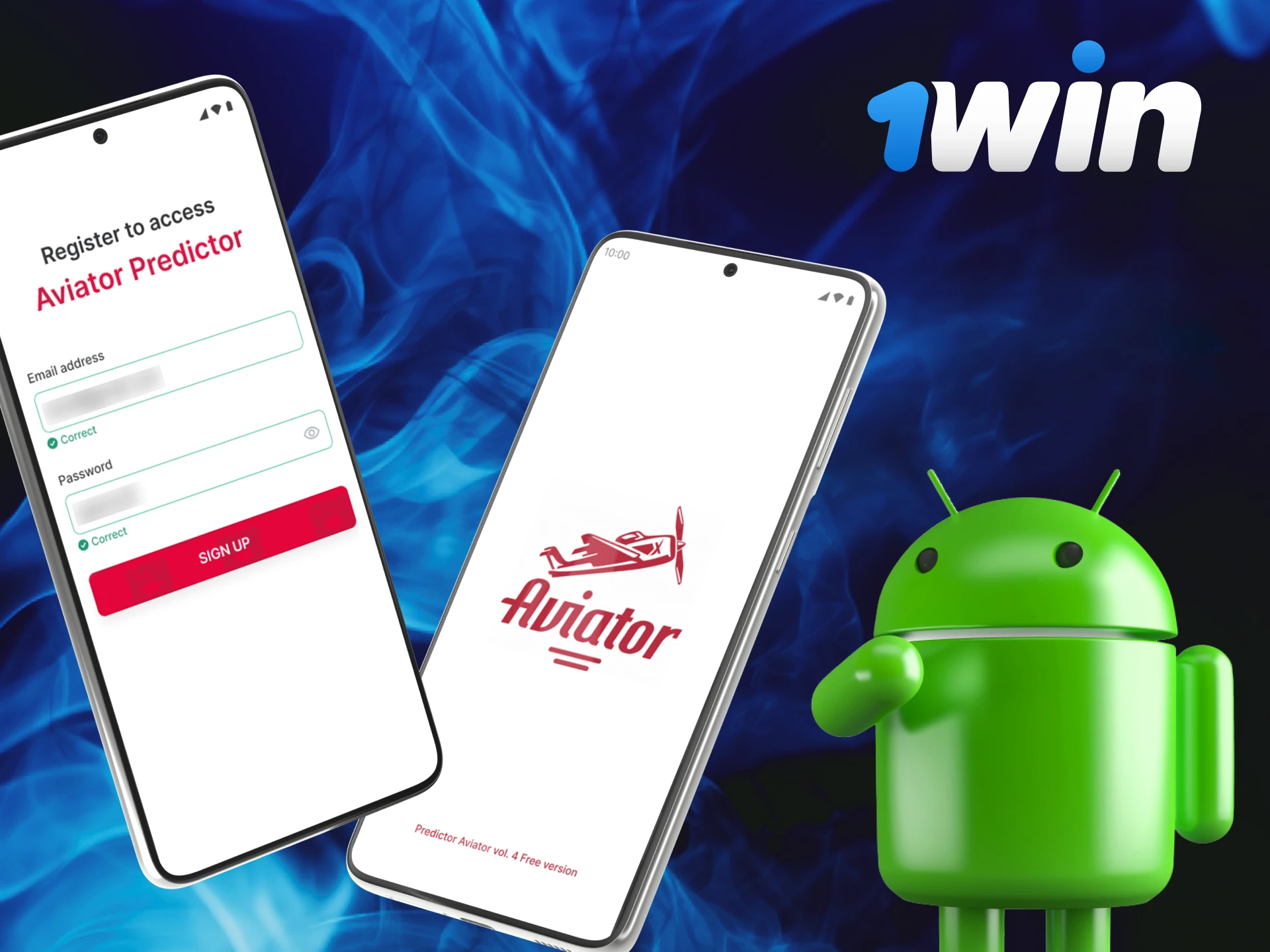 Instructions on how to download the predictor for Aviator in 1Win casino on Android.