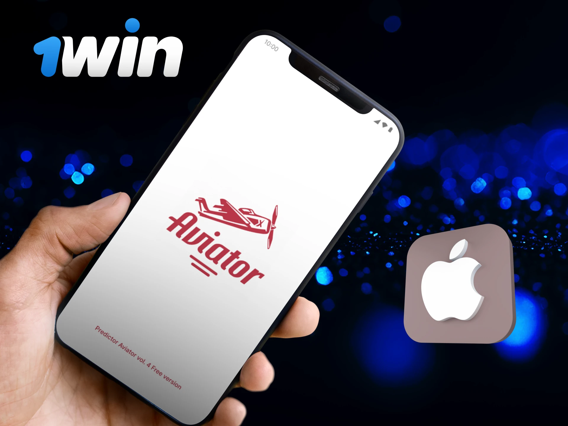 Instructions on how to download the predictor for Aviator in 1Win casino on ios.