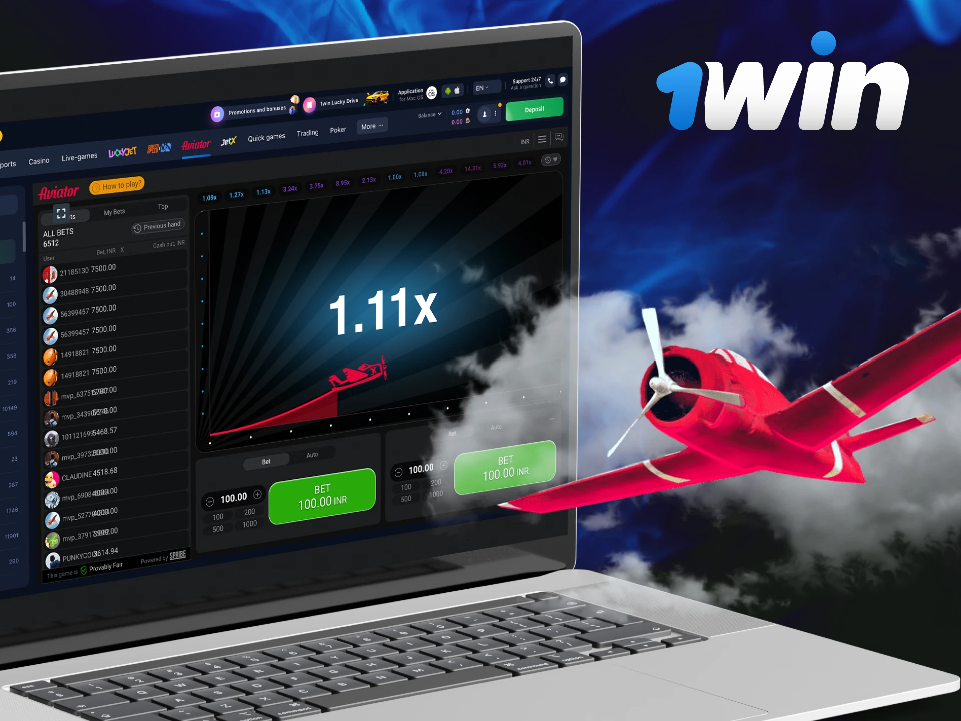 Why use strategies in the Aviator game at 1Win casino.