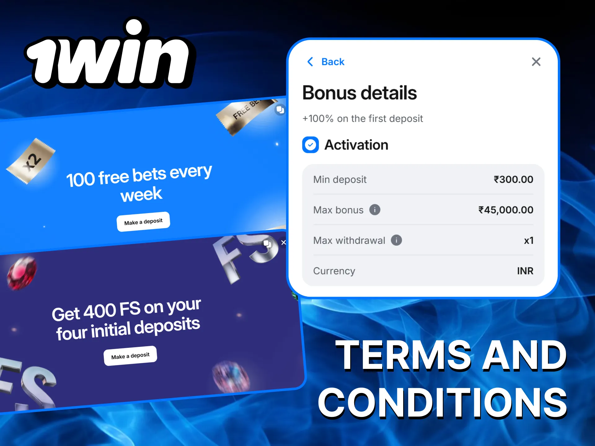 To receive the 1win bonus and use it correctly, read the rules.