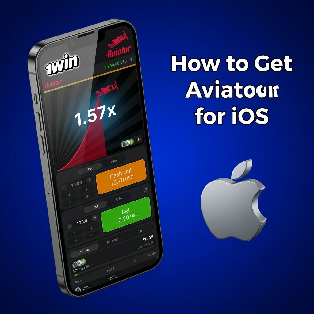 1win Aviator iOS web app installation steps showing Safari Share button and Add to Home Screen option