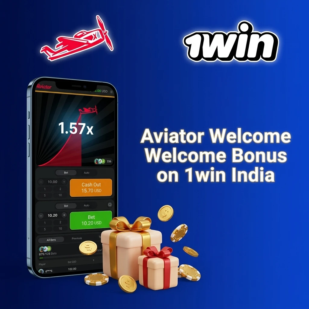 1win India welcome bonus up to 170% on four deposits for Aviator players, min deposit INR 450.