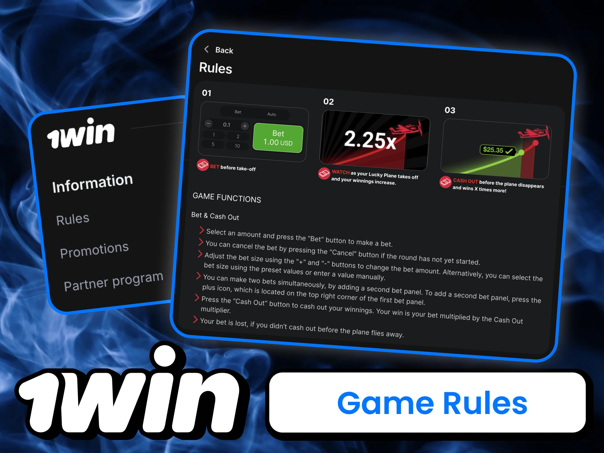Learn Aviator rules on 1win and cash out at the perfect moment.